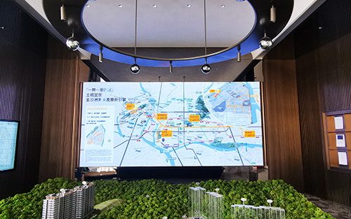 展廳led顯示屏應用，展廳led顯示屏效果圖